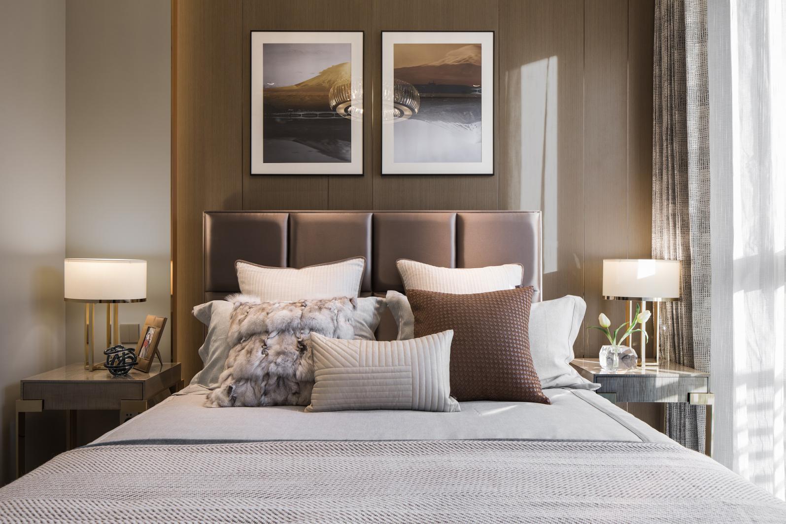 歐式輕奢風(fēng)格室內(nèi)設(shè)計(jì)家裝案例-客臥 歐式輕奢風(fēng)格室內(nèi)設(shè)計(jì)家裝案例-客臥