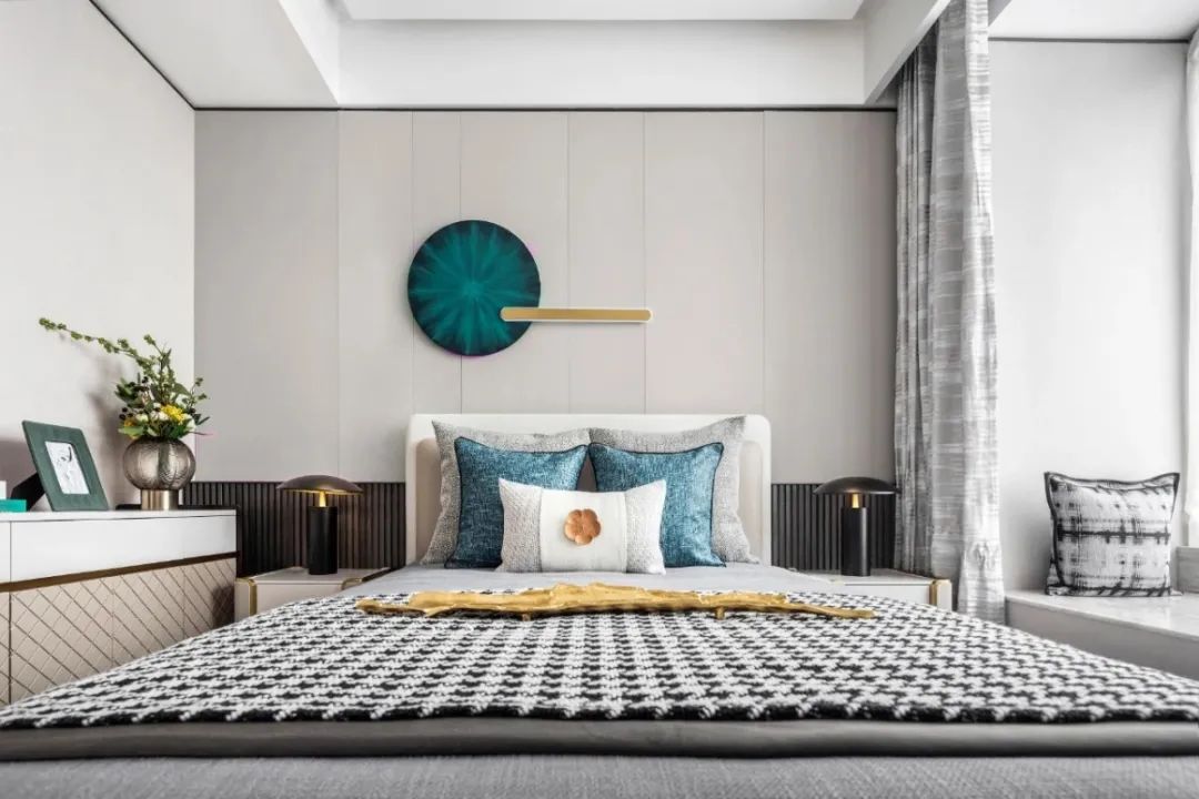 現(xiàn)代輕奢風格室內(nèi)設計家裝案例-臥室 現(xiàn)代輕奢風格室內(nèi)設計家裝案例-臥室