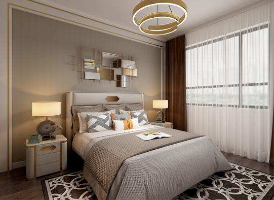 佛山市雅居樂·江畔明珠現(xiàn)代簡約風(fēng)格三居室裝修案例