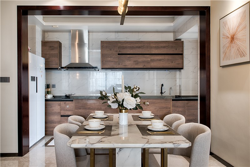 后現(xiàn)代港式風(fēng)格家裝設(shè)計室內(nèi)裝修效果圖-廚餐廳 后現(xiàn)代港式風(fēng)格家裝設(shè)計室內(nèi)裝修效果圖-廚餐廳