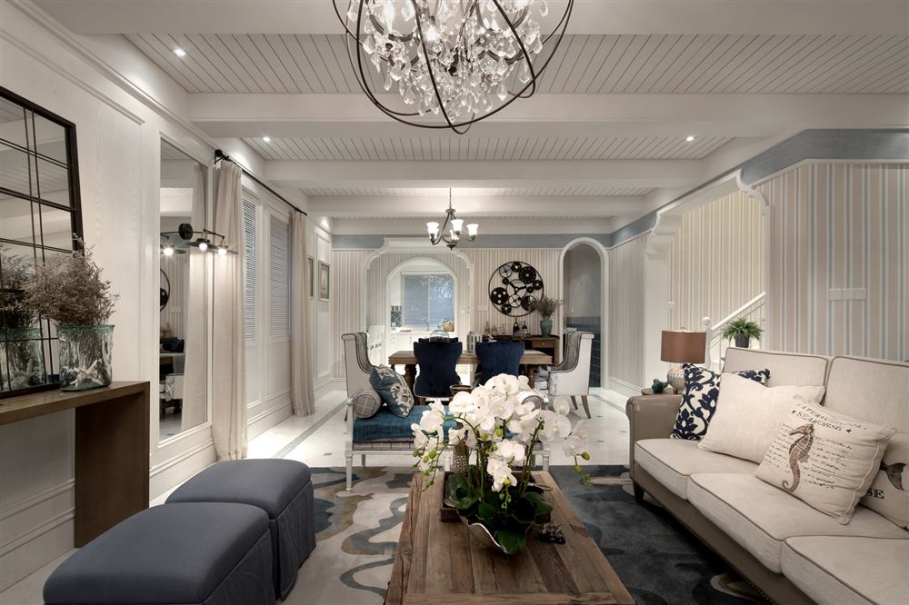 茂名市碧桂園·公園壹號(hào)地中海風(fēng)格三居室裝修案例