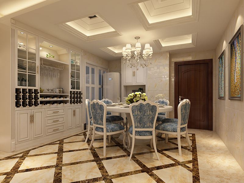 佛山市廣佛新世界花園洋房歐式風(fēng)格三居室裝修案例