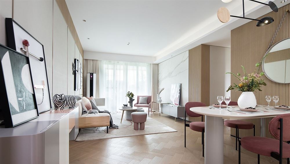 佛山市融創(chuàng)半島壹號(hào)現(xiàn)代風(fēng)格三居室裝修案例