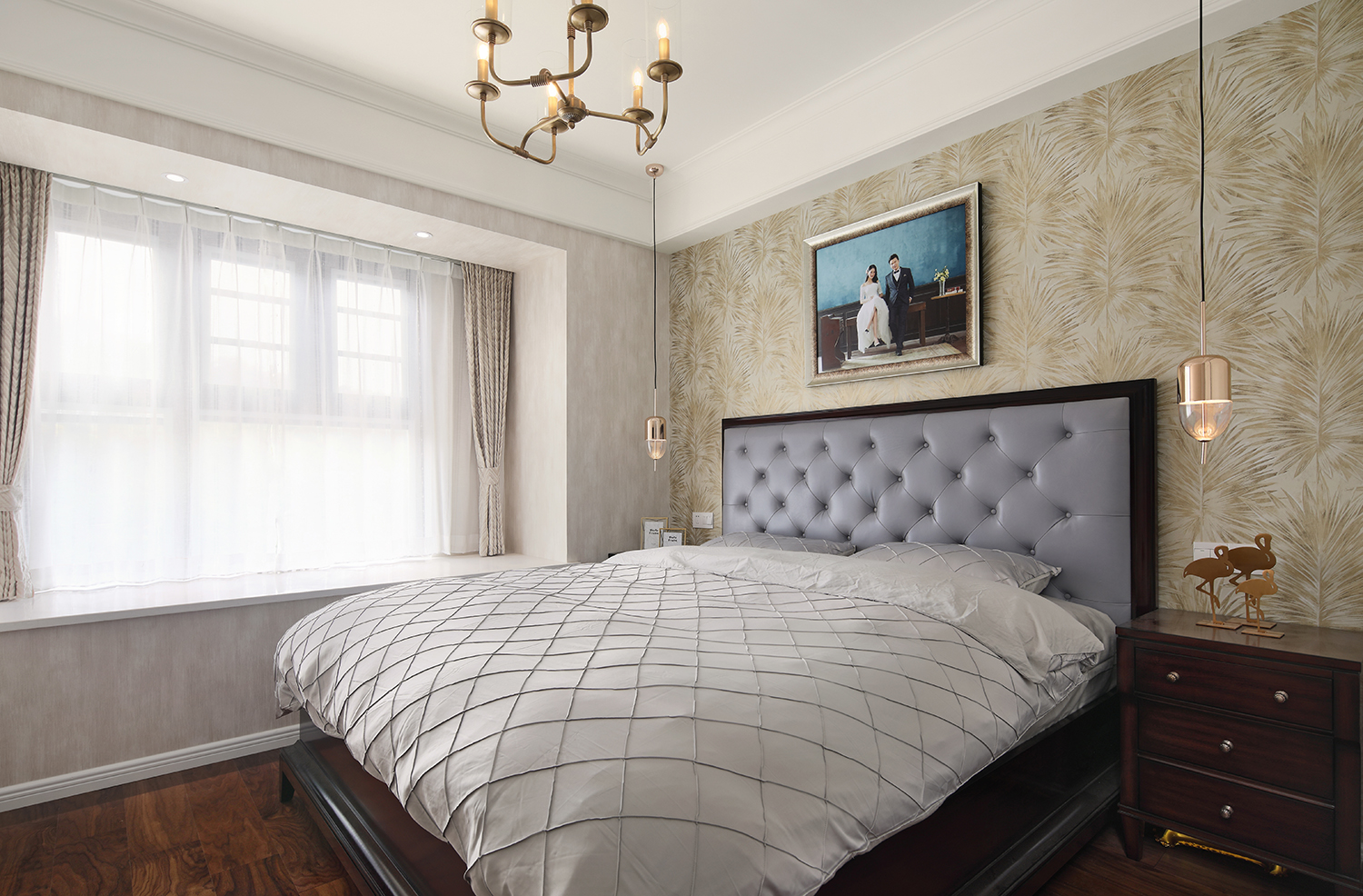 佛山裝修公司美式風(fēng)格室內(nèi)裝修效果圖-臥室 佛山裝修公司美式風(fēng)格室內(nèi)裝修效果圖-臥室