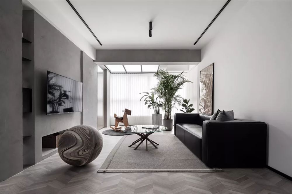 廣州市富力東堤灣現(xiàn)代簡(jiǎn)約風(fēng)格三居室裝修案例