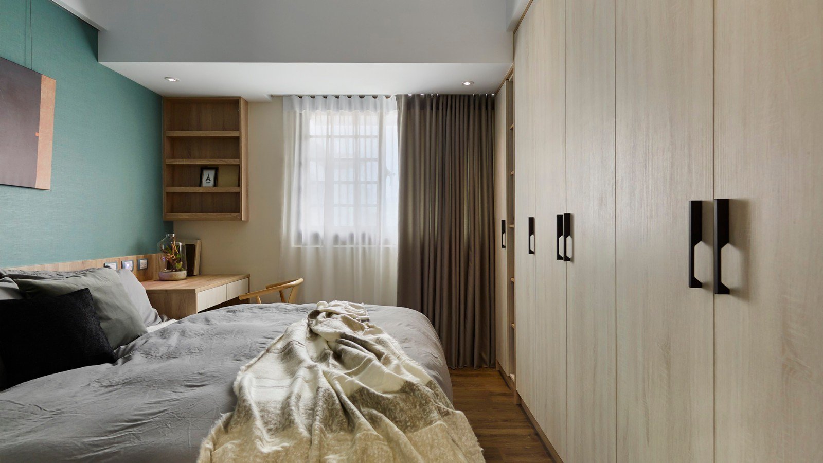 北歐風(fēng)格家裝設(shè)計室內(nèi)裝修效果圖-臥室 北歐風(fēng)格家裝設(shè)計室內(nèi)裝修效果圖-臥室