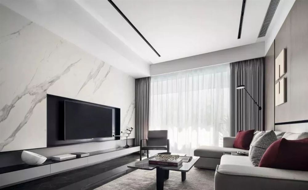 韶關市韶關世茂雅宸現代簡約風格三居室裝修案例