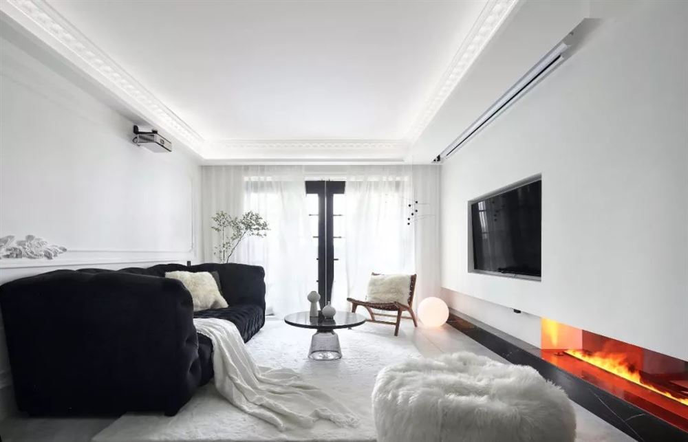 佛山市鵬瑞皓玥灣北歐風(fēng)格三居室裝修案例