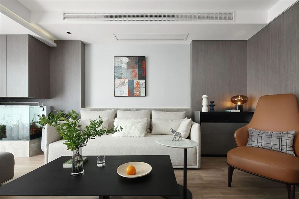 佛山市越秀御湖臺(tái)現(xiàn)代簡(jiǎn)約風(fēng)格三居室裝修案例