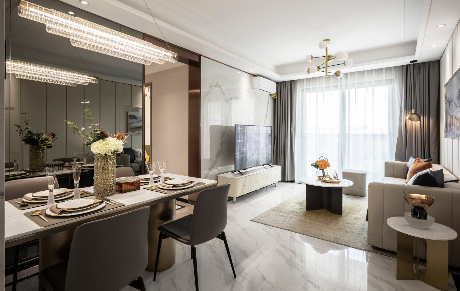 現(xiàn)代簡約風格室內(nèi)設計家裝案例-客餐廳 現(xiàn)代簡約風格室內(nèi)設計家裝案例-客餐廳