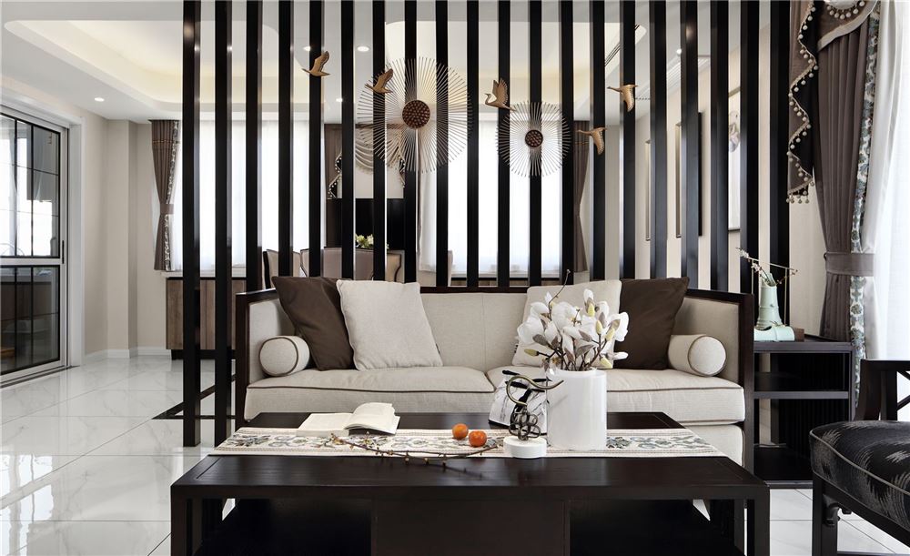 江門市百樂園新中式風(fēng)格四居室裝修案例