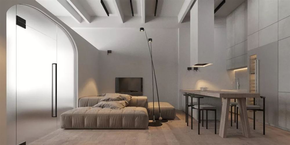 佛山市卓越蔚藍星宸現(xiàn)代簡約風格三居室裝修案例