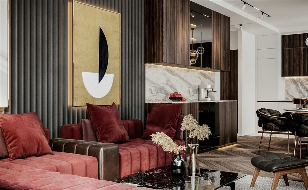 江門市新會(huì)玉圭園輕奢風(fēng)格三居室裝修案例