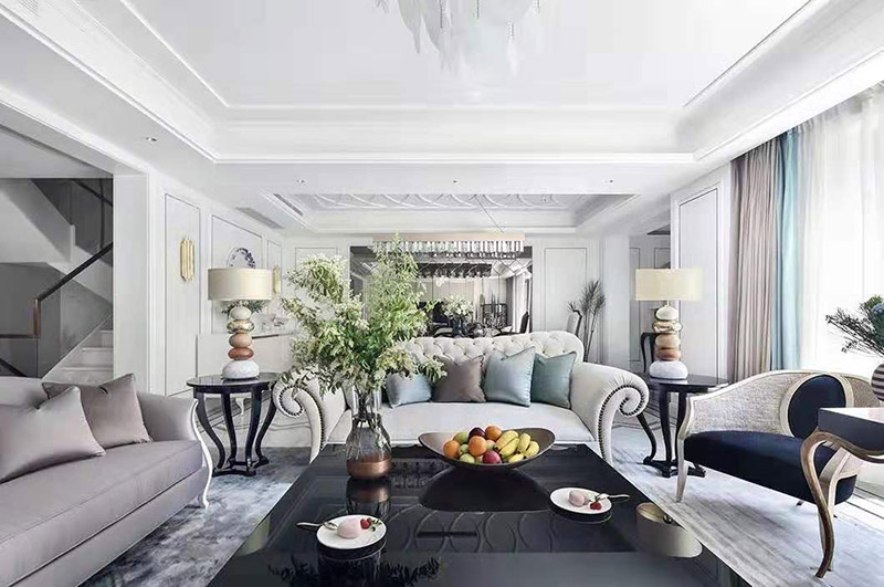 現(xiàn)代簡(jiǎn)歐風(fēng)格室內(nèi)裝修效果圖-英溪桃源平層125平米-客廳 現(xiàn)代簡(jiǎn)歐風(fēng)格室內(nèi)裝修效果圖-英溪桃源平層125平米-客廳