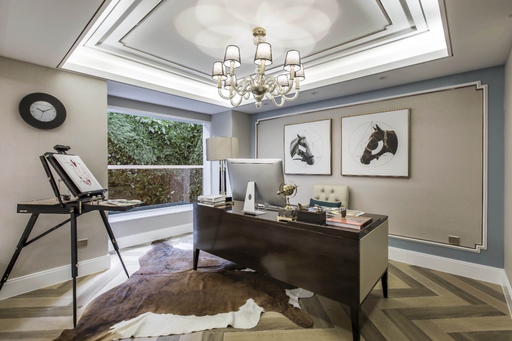 歐式復古風格別墅室內設計家裝案例-書房 歐式復古風格別墅室內設計家裝案例-書房