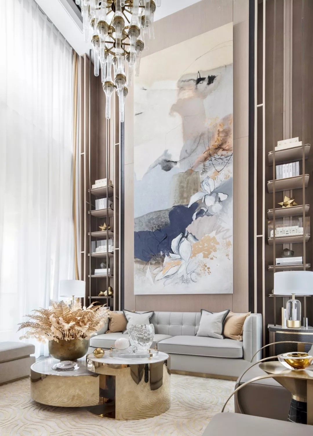 佛山裝修公司現(xiàn)代簡(jiǎn)奢風(fēng)格別墅裝修效果圖-客廳 佛山裝修公司現(xiàn)代簡(jiǎn)奢風(fēng)格別墅裝修效果圖-客廳