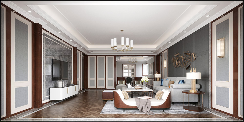 簡(jiǎn)美風(fēng)格室內(nèi)裝修效果圖-九溪墅四居140平米-客廳 簡(jiǎn)美風(fēng)格室內(nèi)裝修效果圖-九溪墅四居140平米-客廳