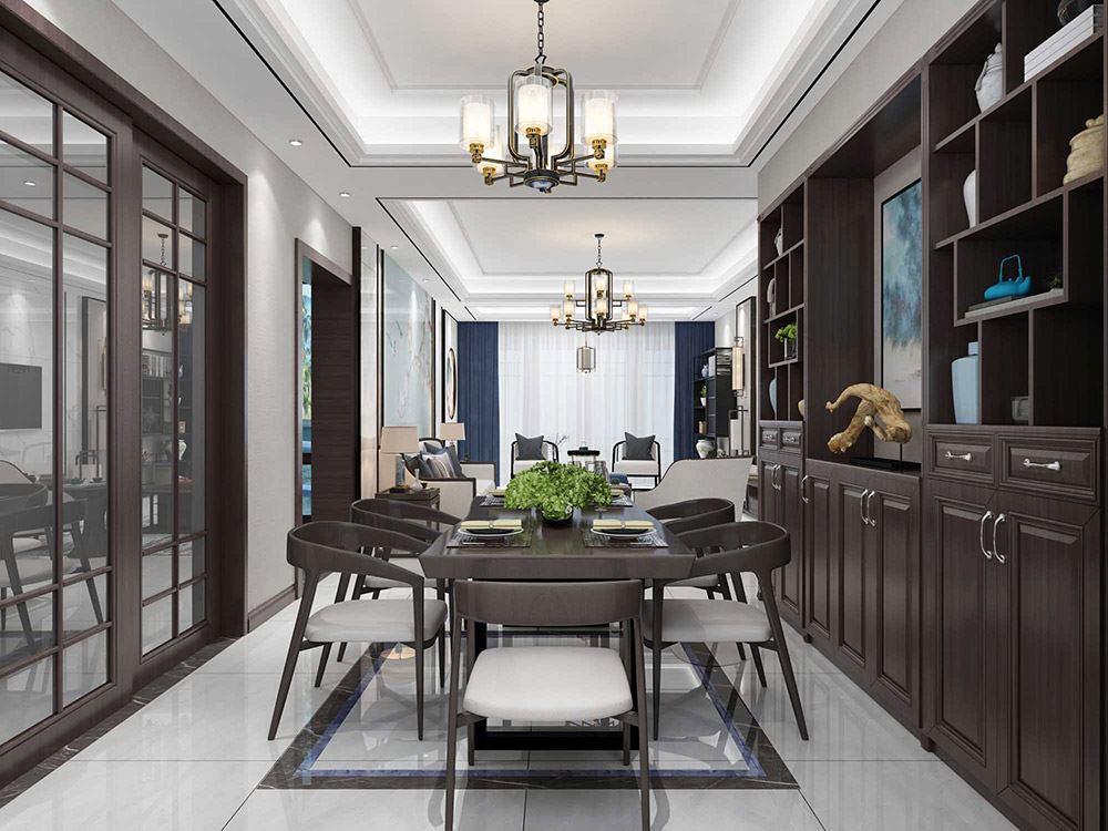 河源市雅居樂新地現(xiàn)代簡約風(fēng)格三居室裝修案例