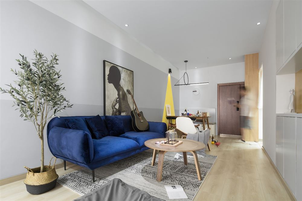 佛山市旭輝江山北歐風(fēng)格二居室裝修案例