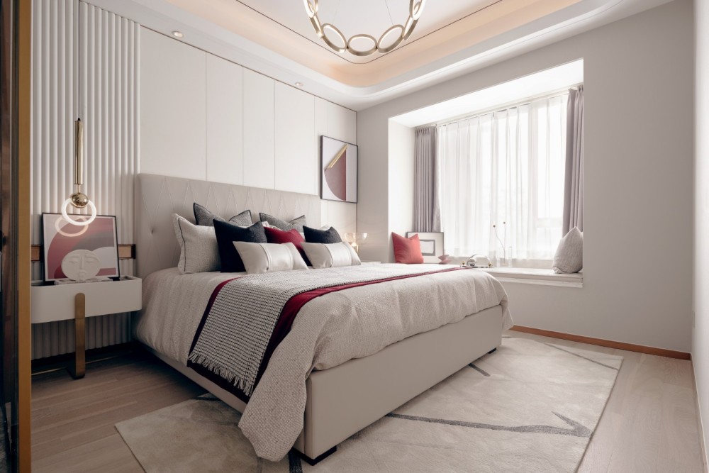 現(xiàn)代輕奢風格室內(nèi)設計家裝案例-臥室