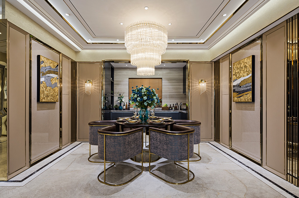 南寧鳳嶺佳園三居135平米歐式風格室內(nèi)裝修案例-餐廳 南寧鳳嶺佳園三居135平米歐式風格室內(nèi)裝修案例-餐廳