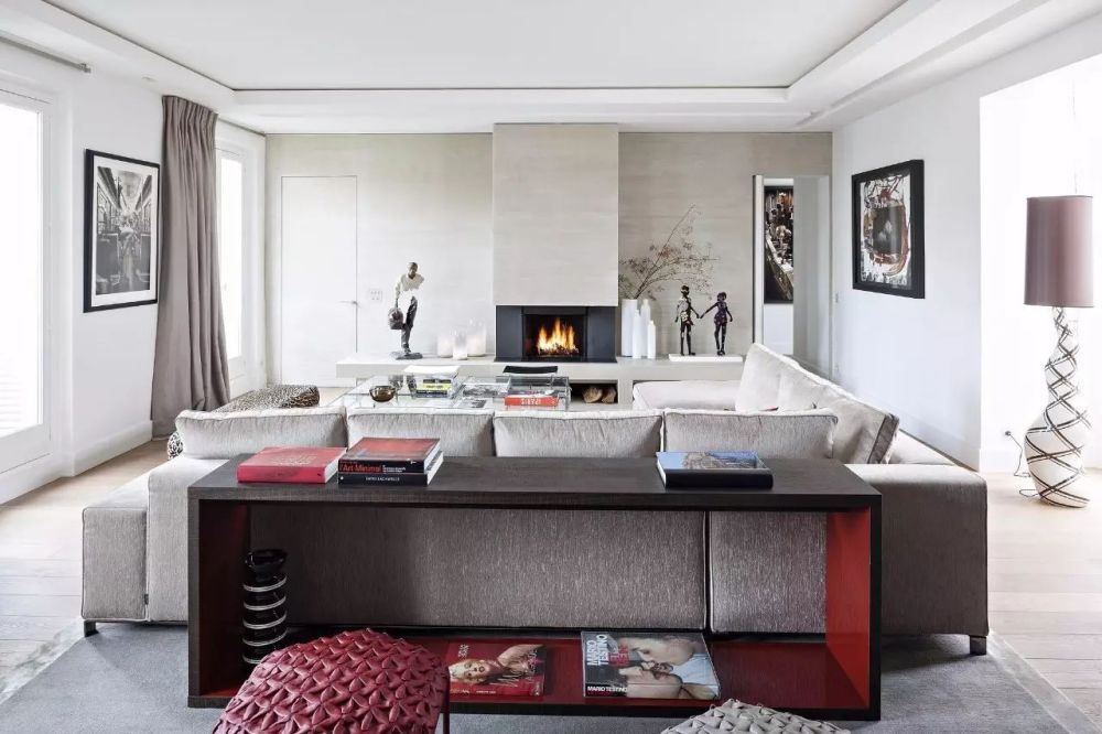 佛山市建投綠地璀璨天城輕奢風(fēng)格三居室裝修案例