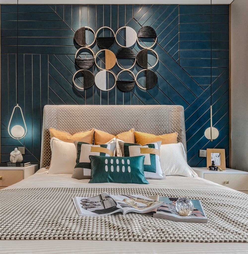 簡約輕奢風(fēng)格室內(nèi)設(shè)計(jì)家裝案例-主臥 簡約輕奢風(fēng)格室內(nèi)設(shè)計(jì)家裝案例-主臥