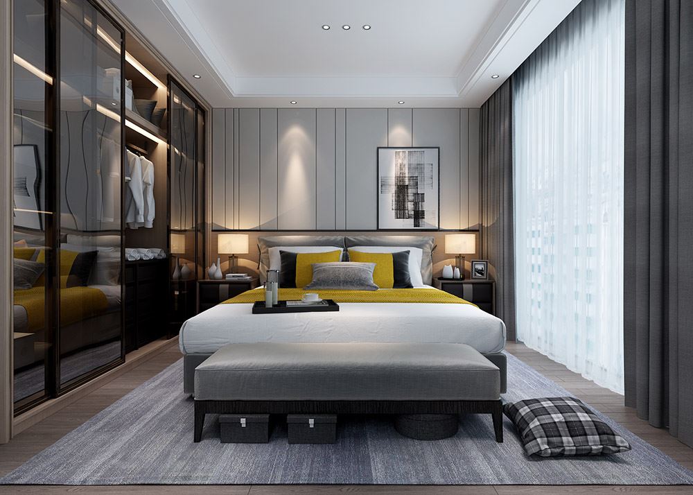 昭通市撫鎮(zhèn)門廣場現(xiàn)代簡約風(fēng)格二居室裝修案例