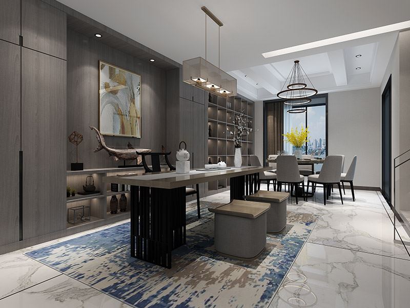 楚雄彝族自治州楚雄雍和居(彝海南路)現(xiàn)代簡(jiǎn)約風(fēng)格三居室裝修案例