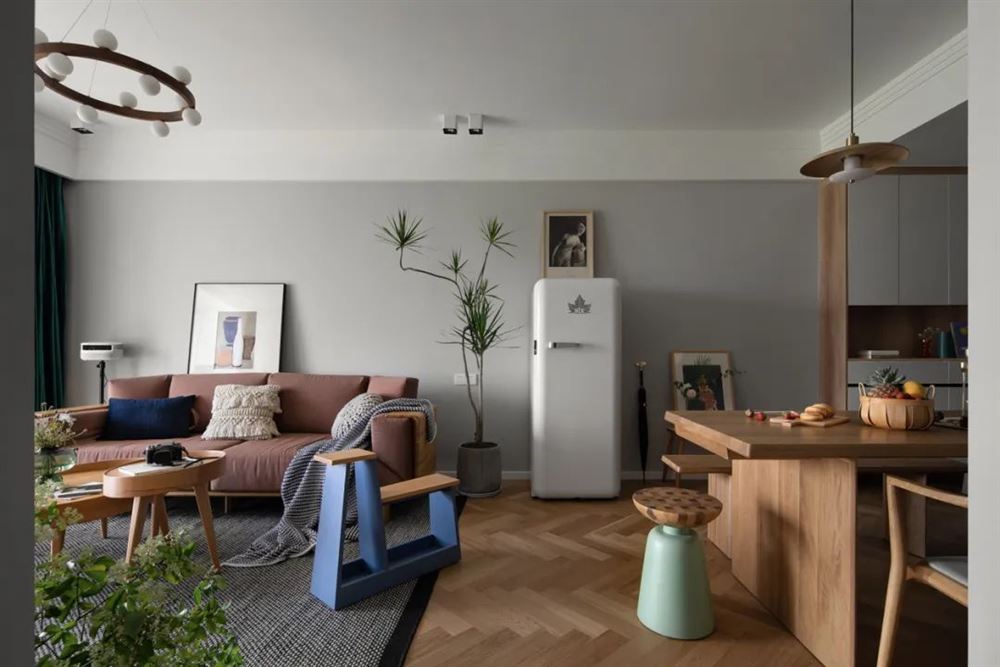 茂名市碧桂園·公園壹號(hào)北歐風(fēng)格三居室裝修案例