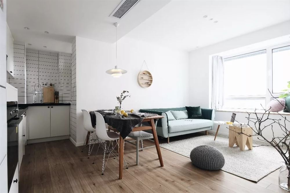 江門市恩平繁星小鎮(zhèn)北歐風(fēng)格三居室裝修案例