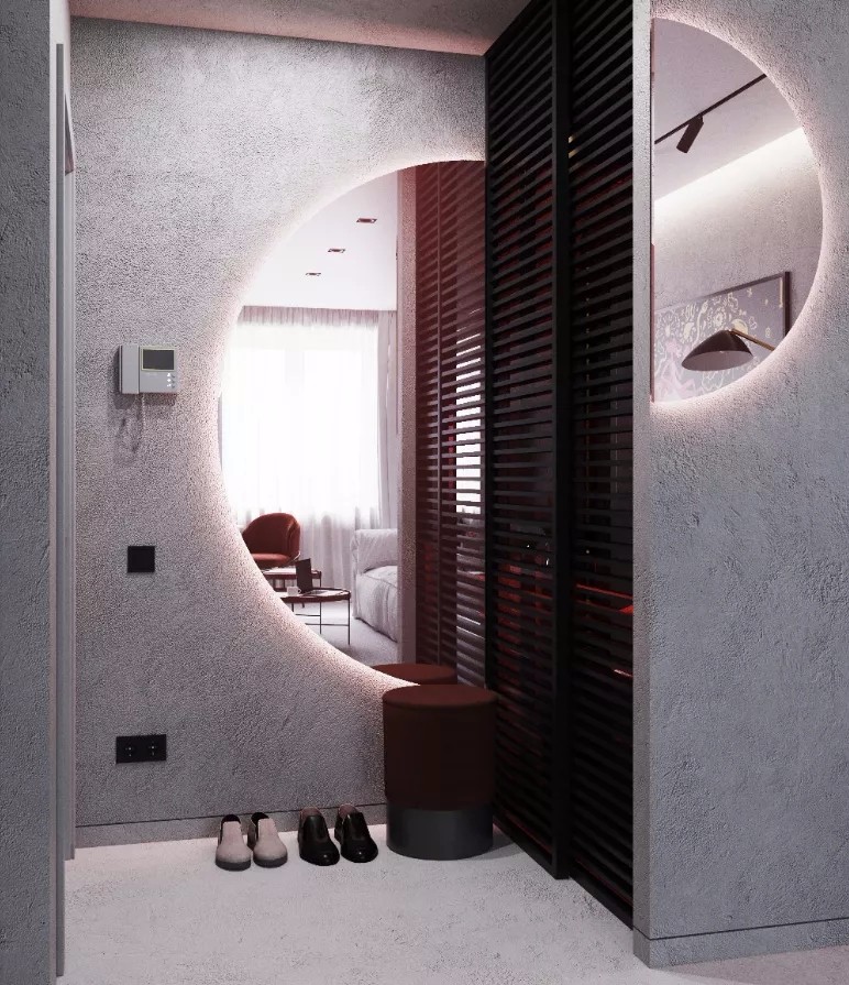 裝修案例高級灰混搭風格室內裝修效果圖-玄關 裝修案例高級灰混搭風格室內裝修效果圖-玄關