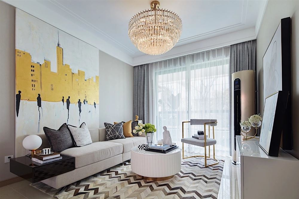 南寧市賓和小區(qū)A區(qū)現(xiàn)代風(fēng)格三居室裝修案例