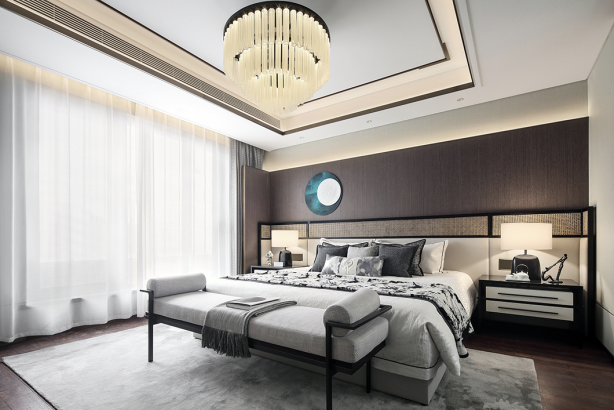 新中式風(fēng)格室內(nèi)設(shè)計家裝案例-主臥 新中式風(fēng)格室內(nèi)設(shè)計家裝案例-主臥