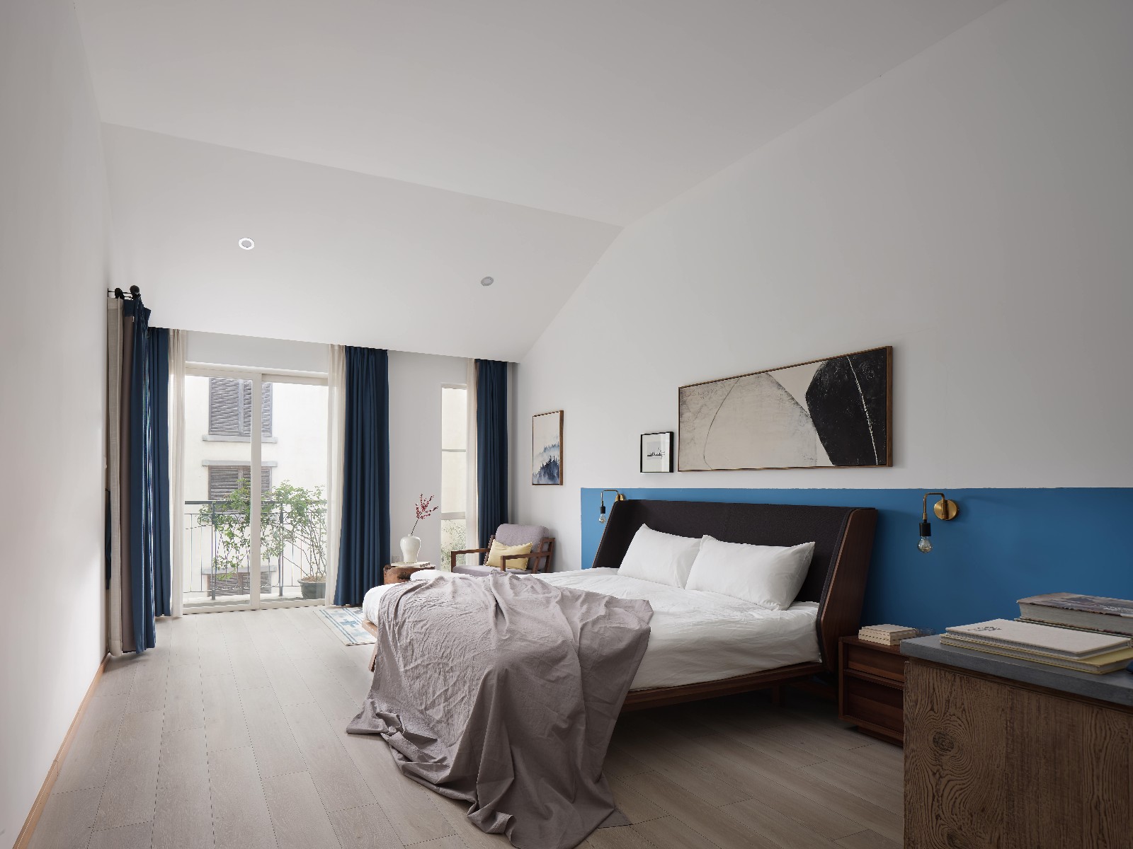 佛山裝修公司田園風(fēng)格別墅裝修效果圖-臥室 佛山裝修公司田園風(fēng)格別墅裝修效果圖-臥室