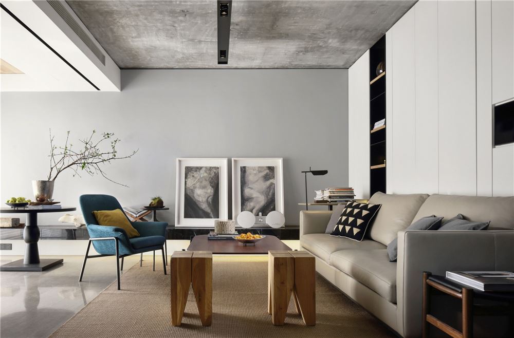 廣州市鴻成·珠江玥現(xiàn)代簡約風(fēng)格三居室裝修案例