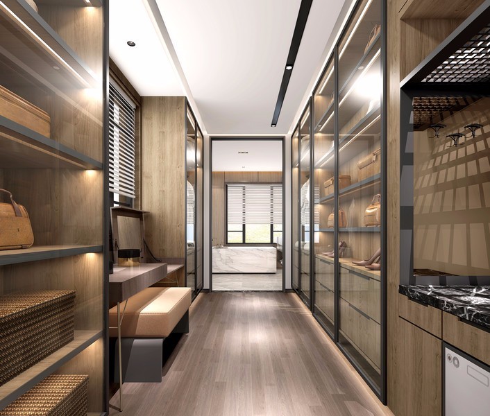 現(xiàn)代簡約風格室內(nèi)設(shè)計家裝案例-衣帽間 現(xiàn)代簡約風格室內(nèi)設(shè)計家裝案例-衣帽間