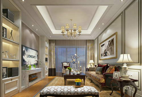 韶關(guān)市云星錢隆譽園歐式風格別墅裝修案例