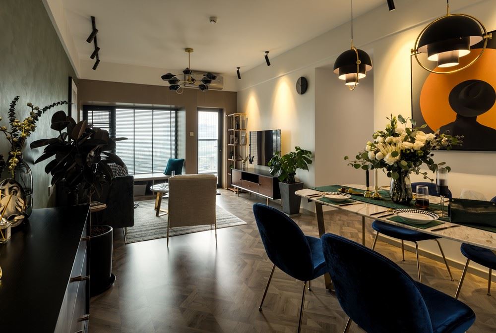 湛江市城市美林其他三居室裝修案例