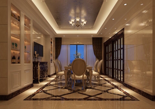 佛山市招商依云國際新中式風(fēng)格四居室裝修案例