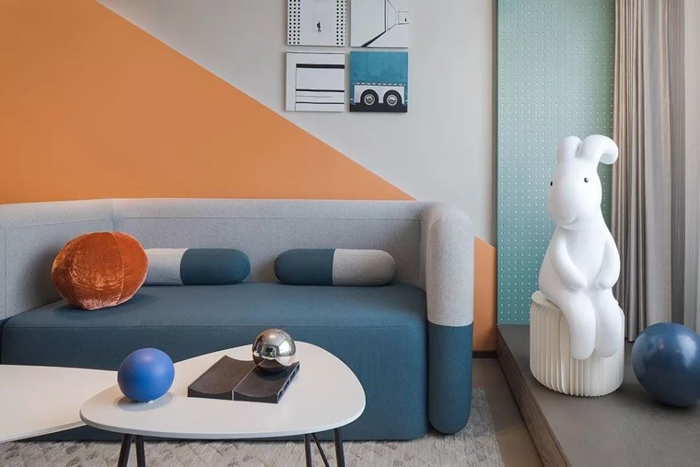 江門市天鵝灣北歐風格三居室裝修案例