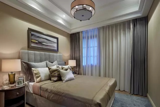 佛山裝修公司新中式風(fēng)格室內(nèi)裝修效果圖-次臥 佛山裝修公司新中式風(fēng)格室內(nèi)裝修效果圖-次臥