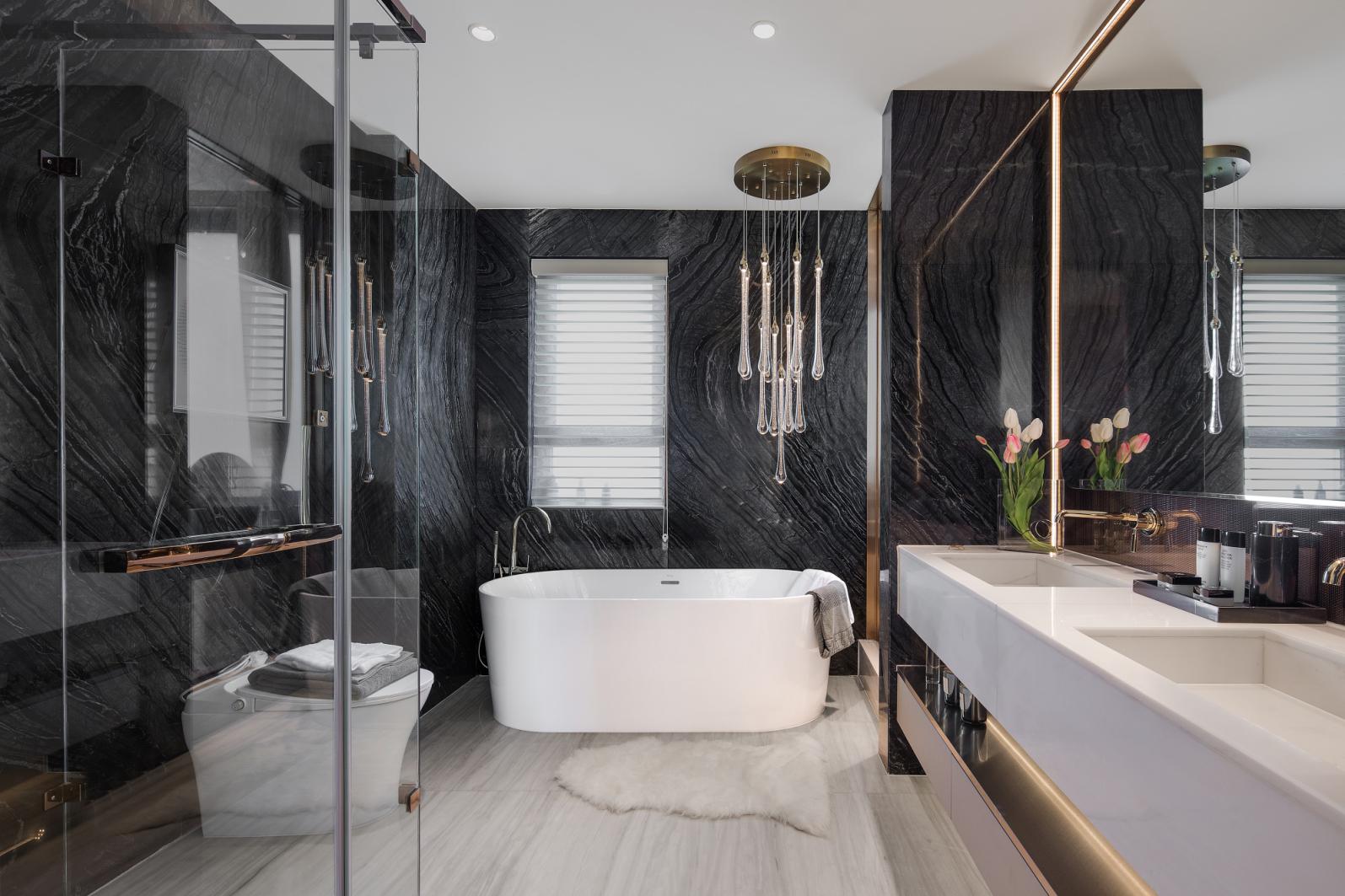 歐式輕奢風(fēng)格室內(nèi)設(shè)計(jì)家裝案例-衛(wèi)生間 歐式輕奢風(fēng)格室內(nèi)設(shè)計(jì)家裝案例-衛(wèi)生間