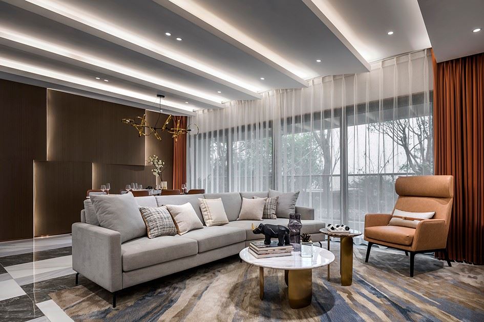 陽(yáng)江市美侖廣場(chǎng)輕奢風(fēng)格三居室裝修案例