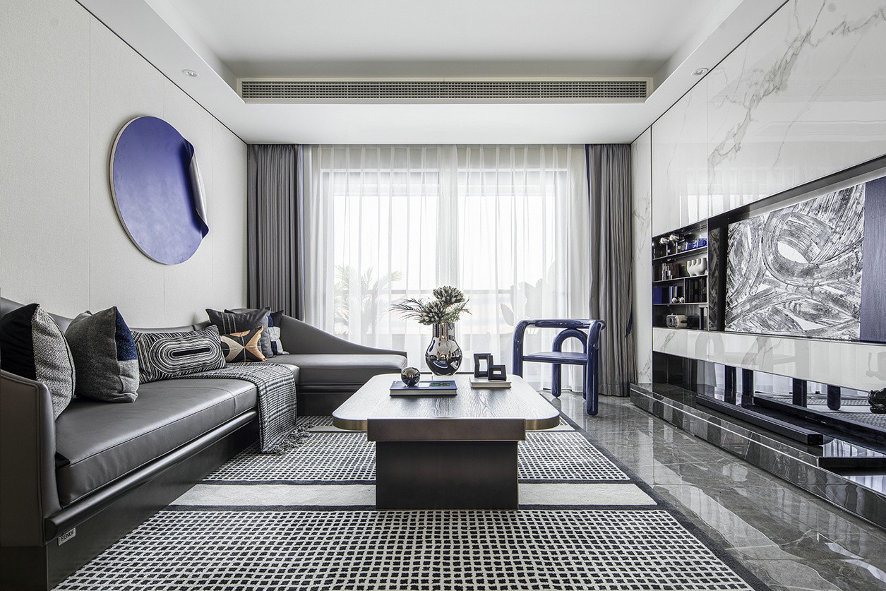 現(xiàn)代摩登風格家裝設計室內裝修效果圖-客廳 現(xiàn)代摩登風格家裝設計室內裝修效果圖-客廳