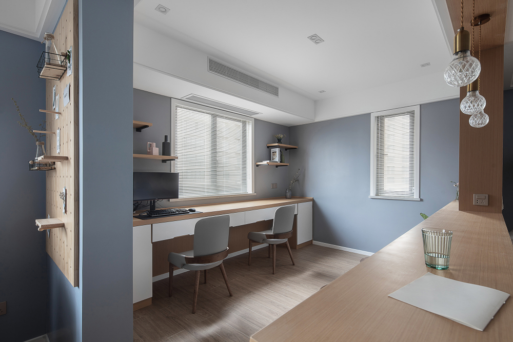 北歐莫蘭迪風格室內(nèi)設計家裝案例-書房 北歐莫蘭迪風格室內(nèi)設計家裝案例-書房