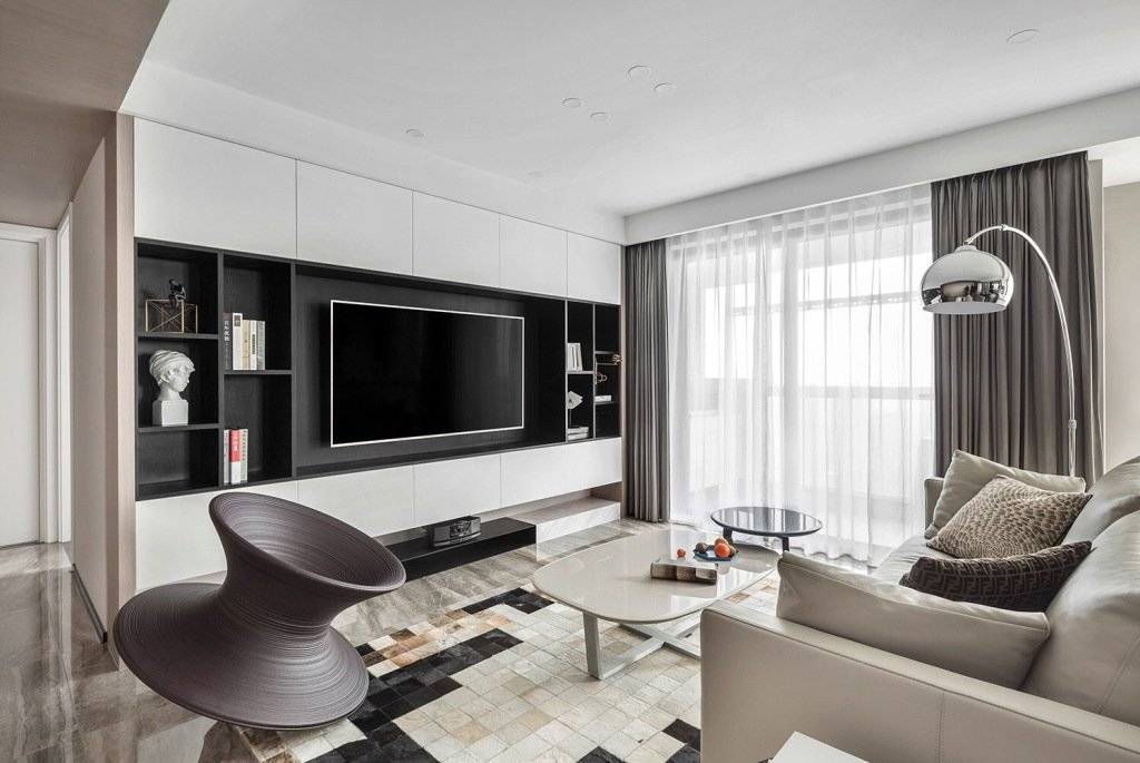 韶關(guān)市中核錦苑現(xiàn)代簡約風(fēng)格三居室裝修案例