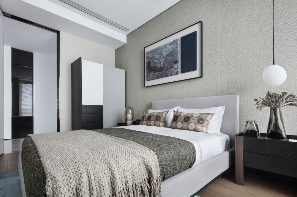 簡約黑白灰風(fēng)格室內(nèi)設(shè)計家裝案例-次臥 簡約黑白灰風(fēng)格室內(nèi)設(shè)計家裝案例-次臥