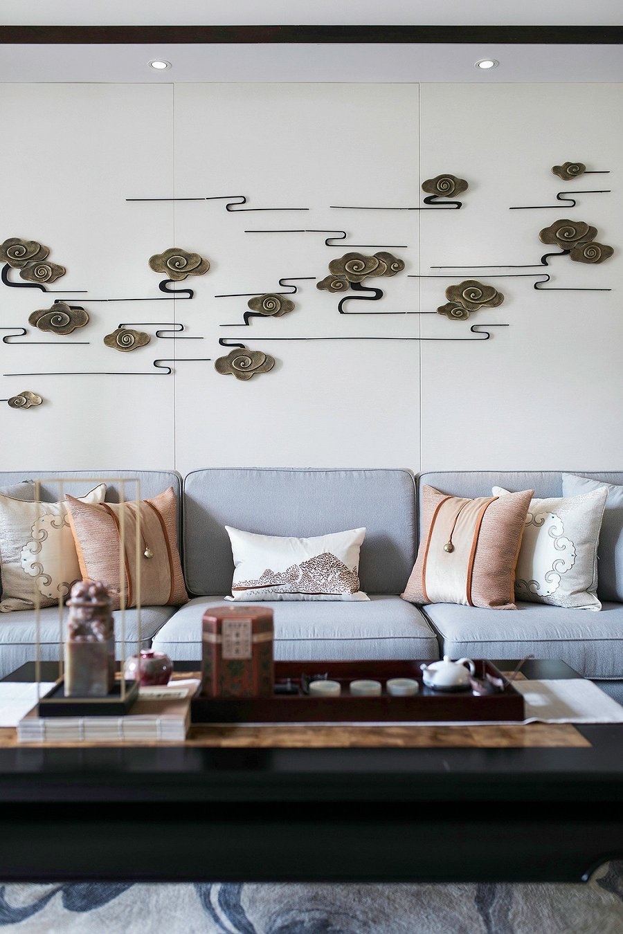 新中式風格室內(nèi)設計家裝案例-客廳茶幾 新中式風格室內(nèi)設計家裝案例-客廳茶幾