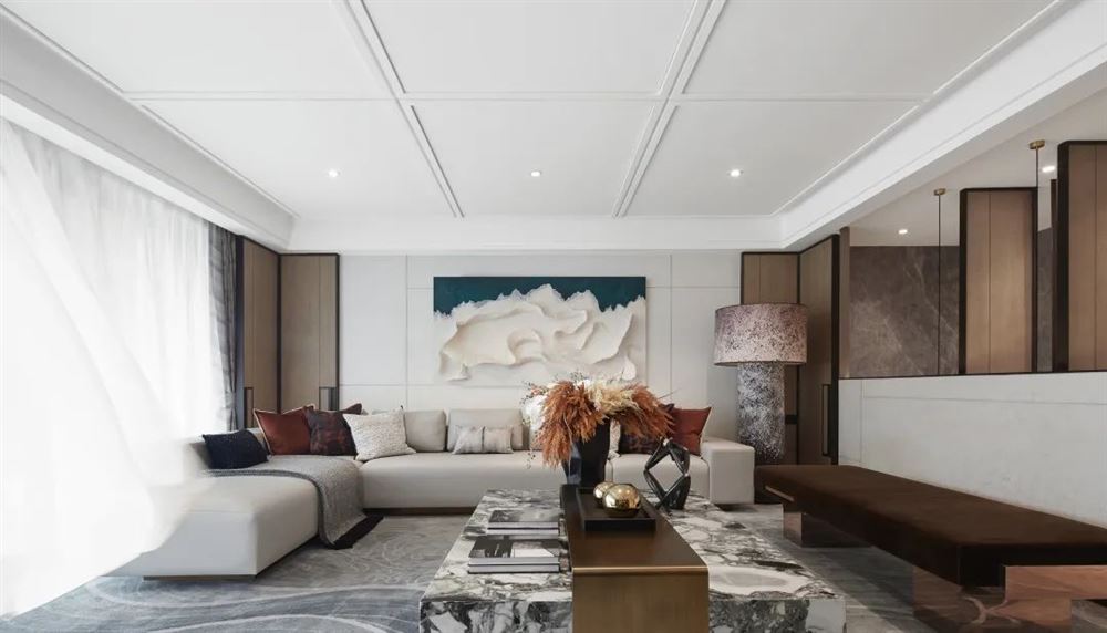 佛山市海倫堡菁華府輕奢風(fēng)格三居室裝修案例